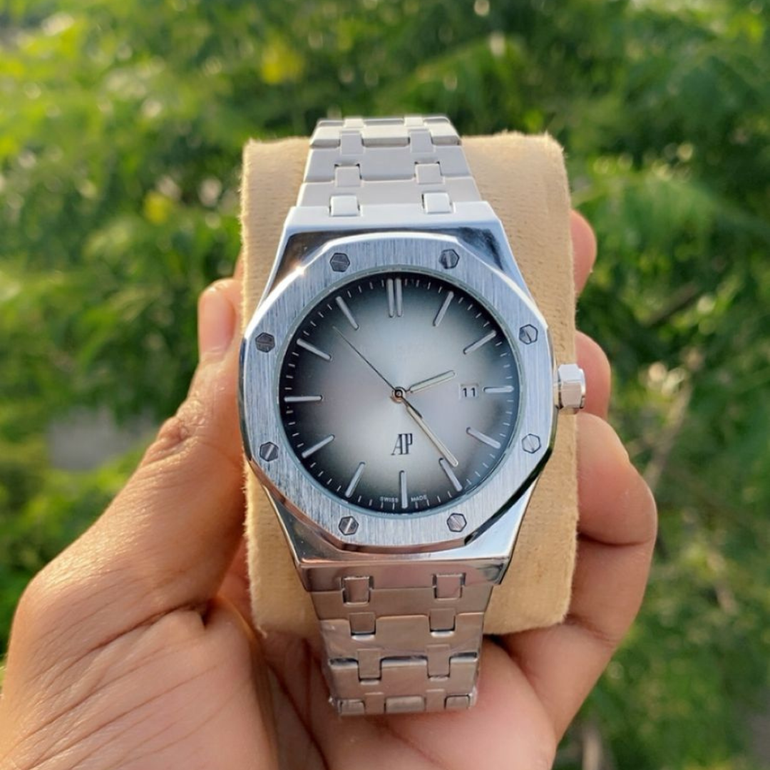 Diamond Cut Luxury Style Watch for Men – AP Inspired Premium Design Pakistan