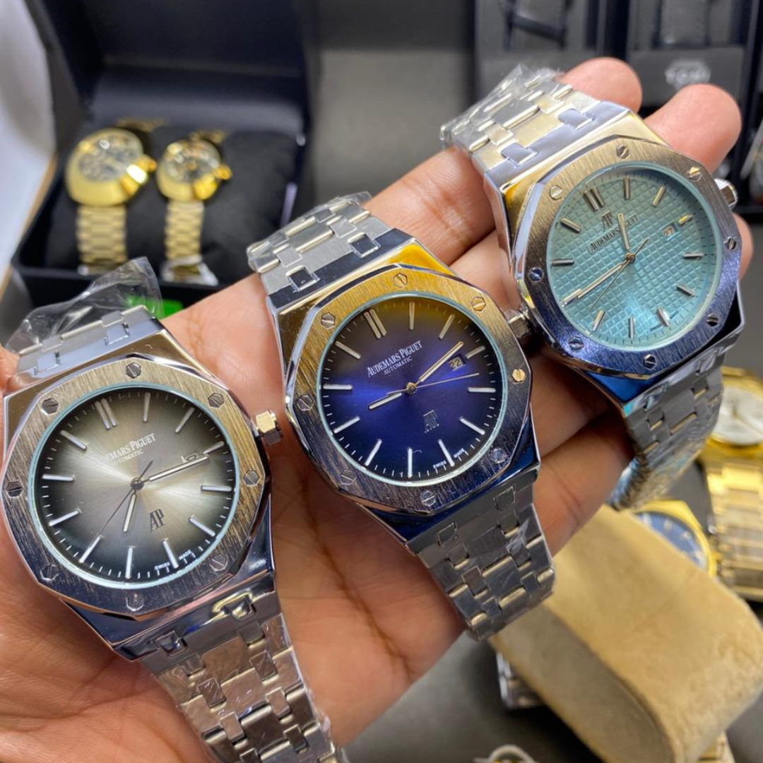 Diamond Cut Luxury Style Watch for Men – AP Inspired Premium Design Pakistan