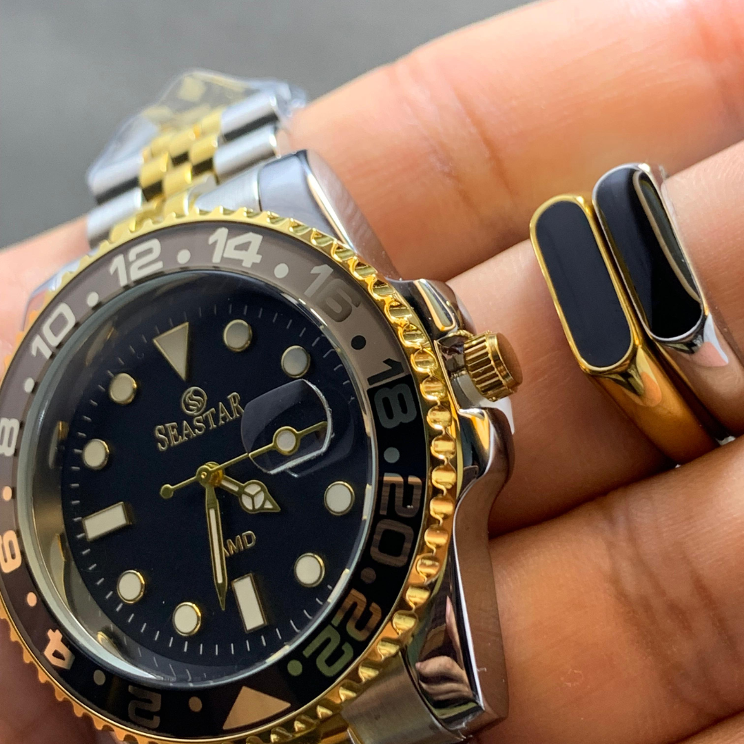 Premium Style Moving Dial Watch for Men – Glow in Dark Luxury Watch Pakistan