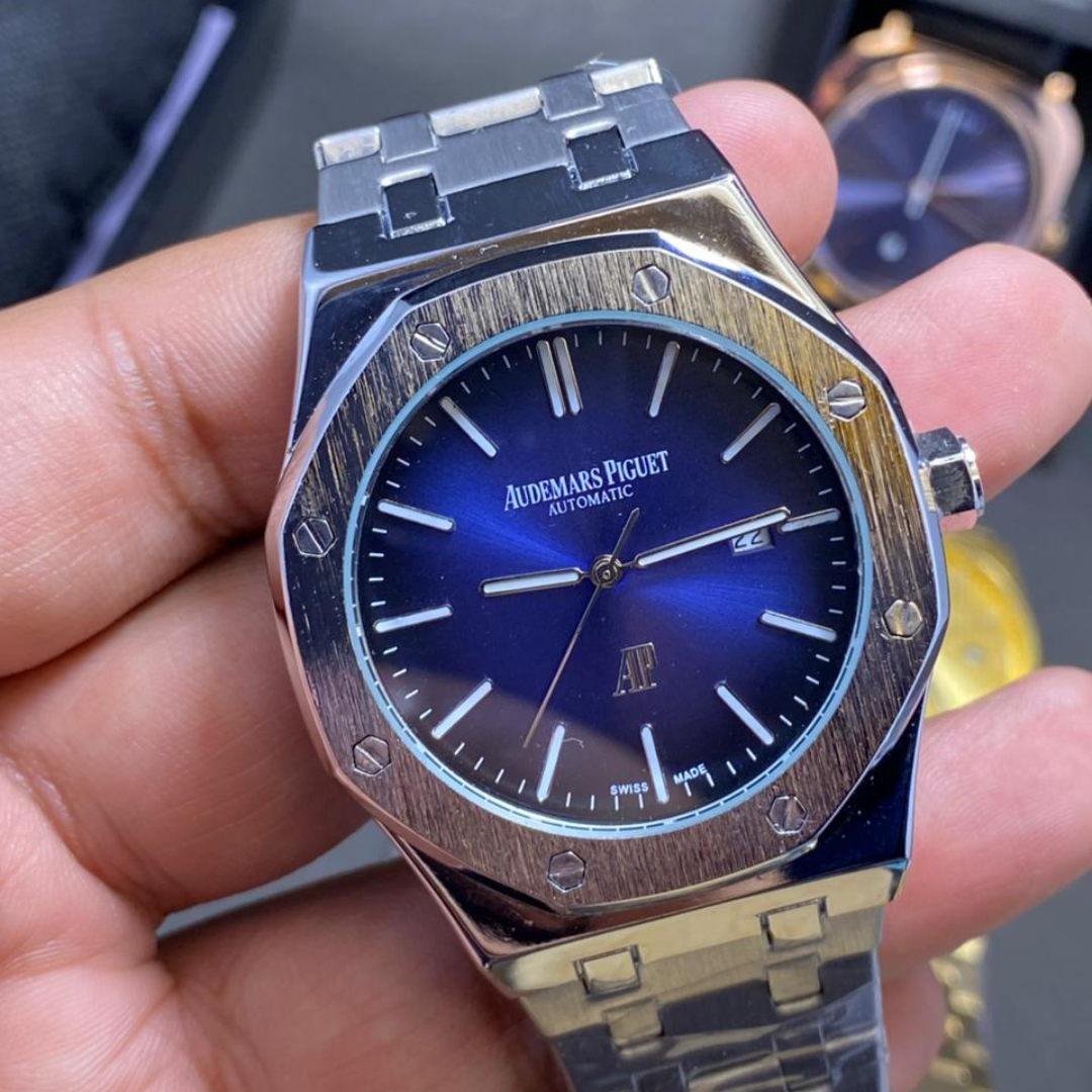 Diamond Cut Luxury Style Watch for Men – AP Inspired Premium Design Pakistan
