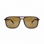 S Sport Square Aviator Sunglasses – Brown Polarized Lens | Men's Eyewear