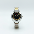Two-Tone Couple Watch Set – Luxury His & Hers Stainless Steel Timepiece with Date Display