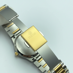 Two-Tone Couple Watch Set – Luxury His & Hers Stainless Steel Timepiece with Date Display