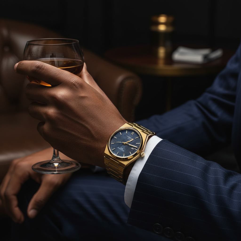 Tissot PRX Powermatic 80 – Gold Case | Blue Dial