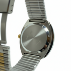 Two-Tone Couple Watch Set – Luxury His & Hers Stainless Steel Timepiece with Date Display